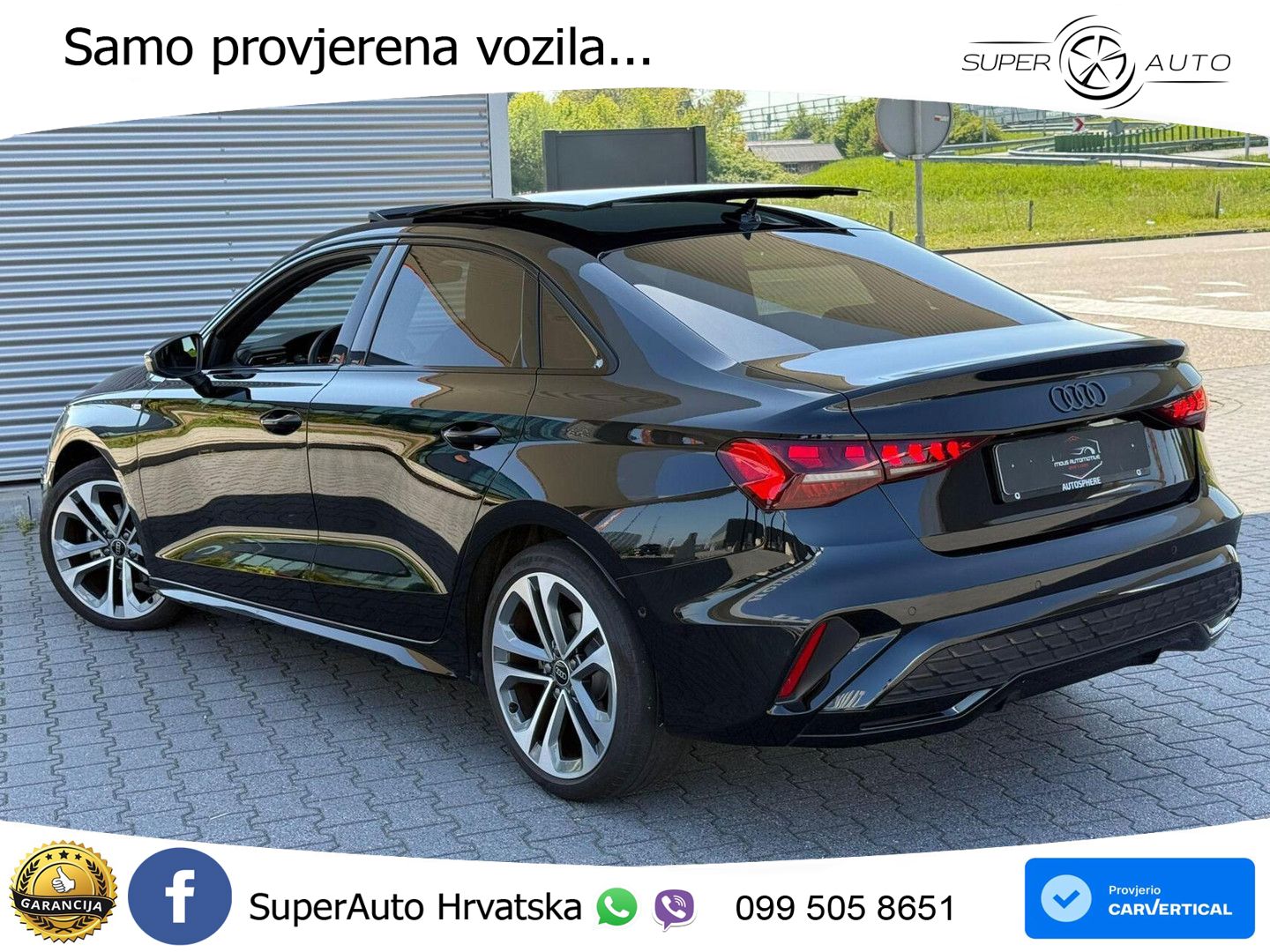 Audi A3 Limuzina 35 TFSI (150 KS) S tronic MATRIX+GR SJED+KAM