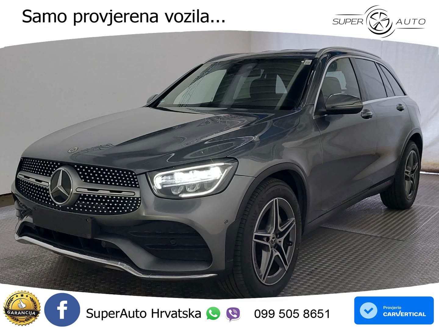 Mercedes GLC 220d (194 KS) 4MATIC G-TRONIC AMG LED+GR SJED+ACC
