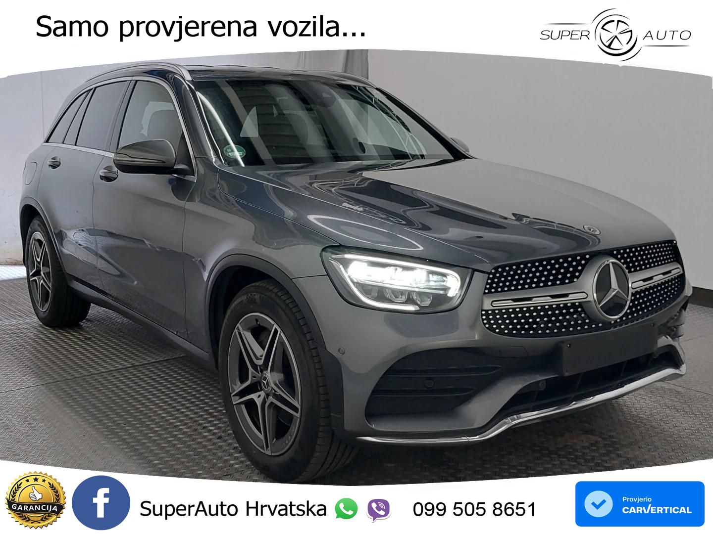 Mercedes GLC 220d (194 KS) 4MATIC G-TRONIC AMG LED+GR SJED+ACC