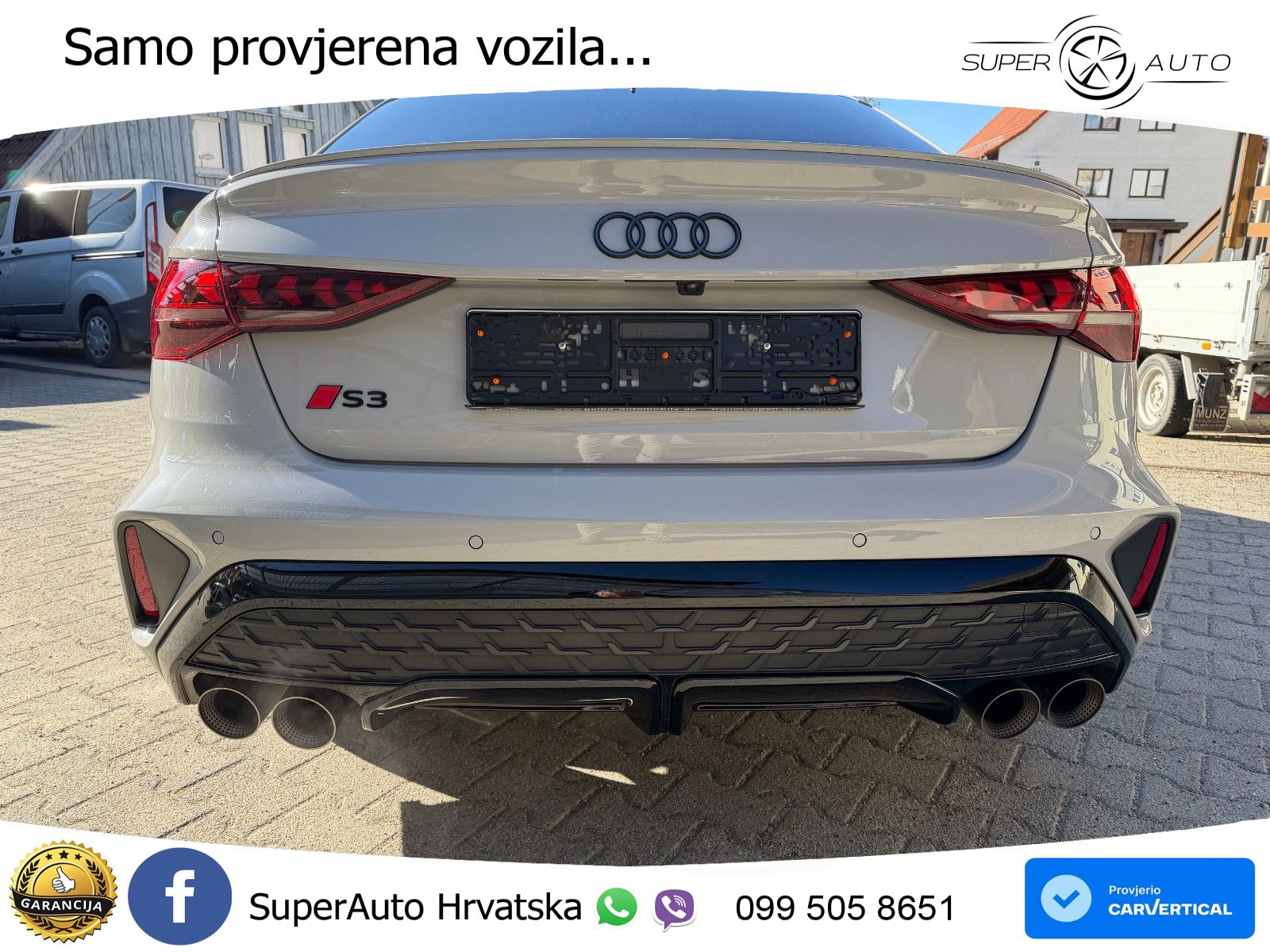 Audi S3 Limuzina 2.0 TFSI (333 KS) quattro S tronic MATRIX+GR SJED+KAM
