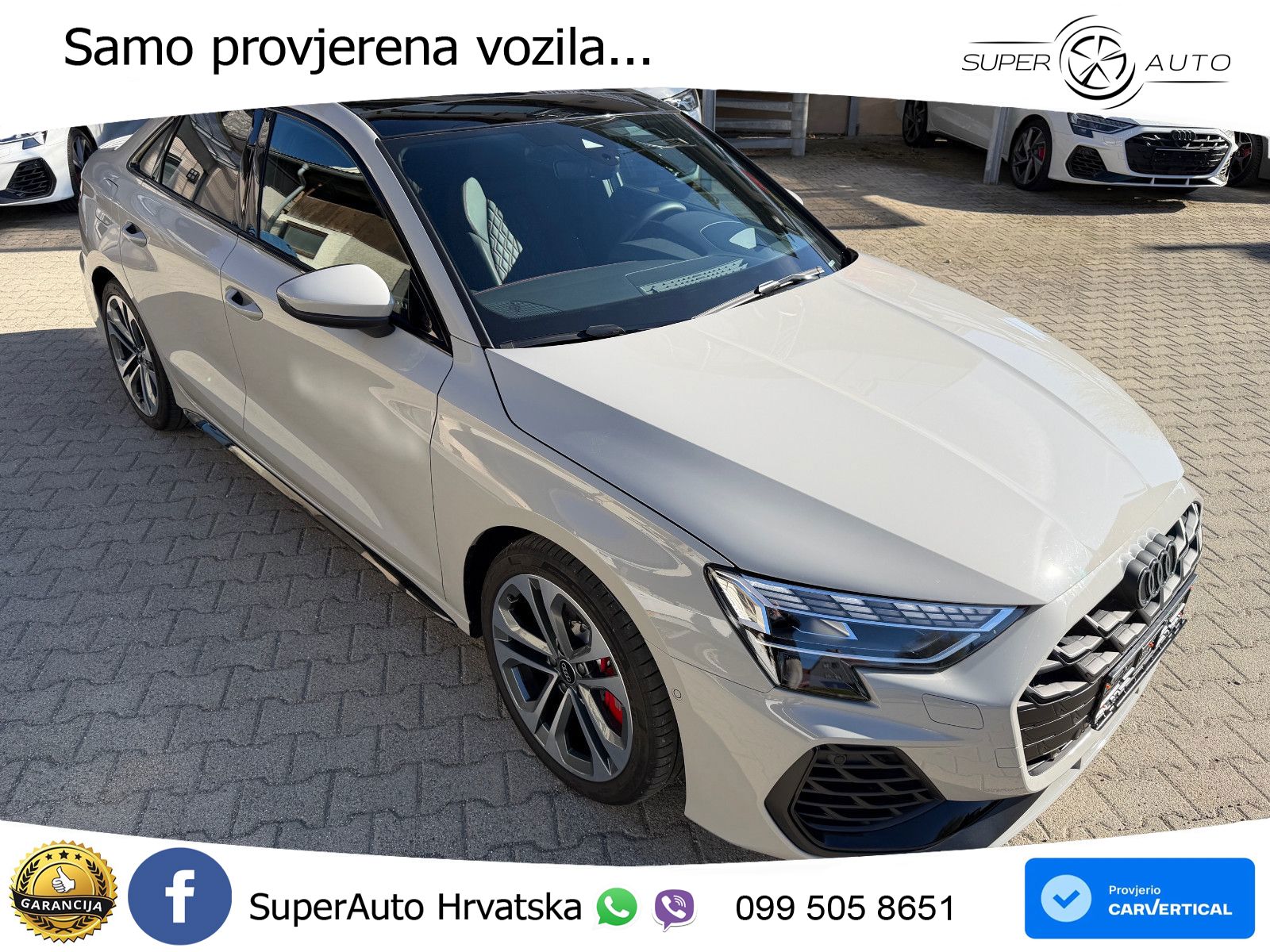 Audi S3 Limuzina 2.0 TFSI (333 KS) quattro S tronic MATRIX+GR SJED+KAM