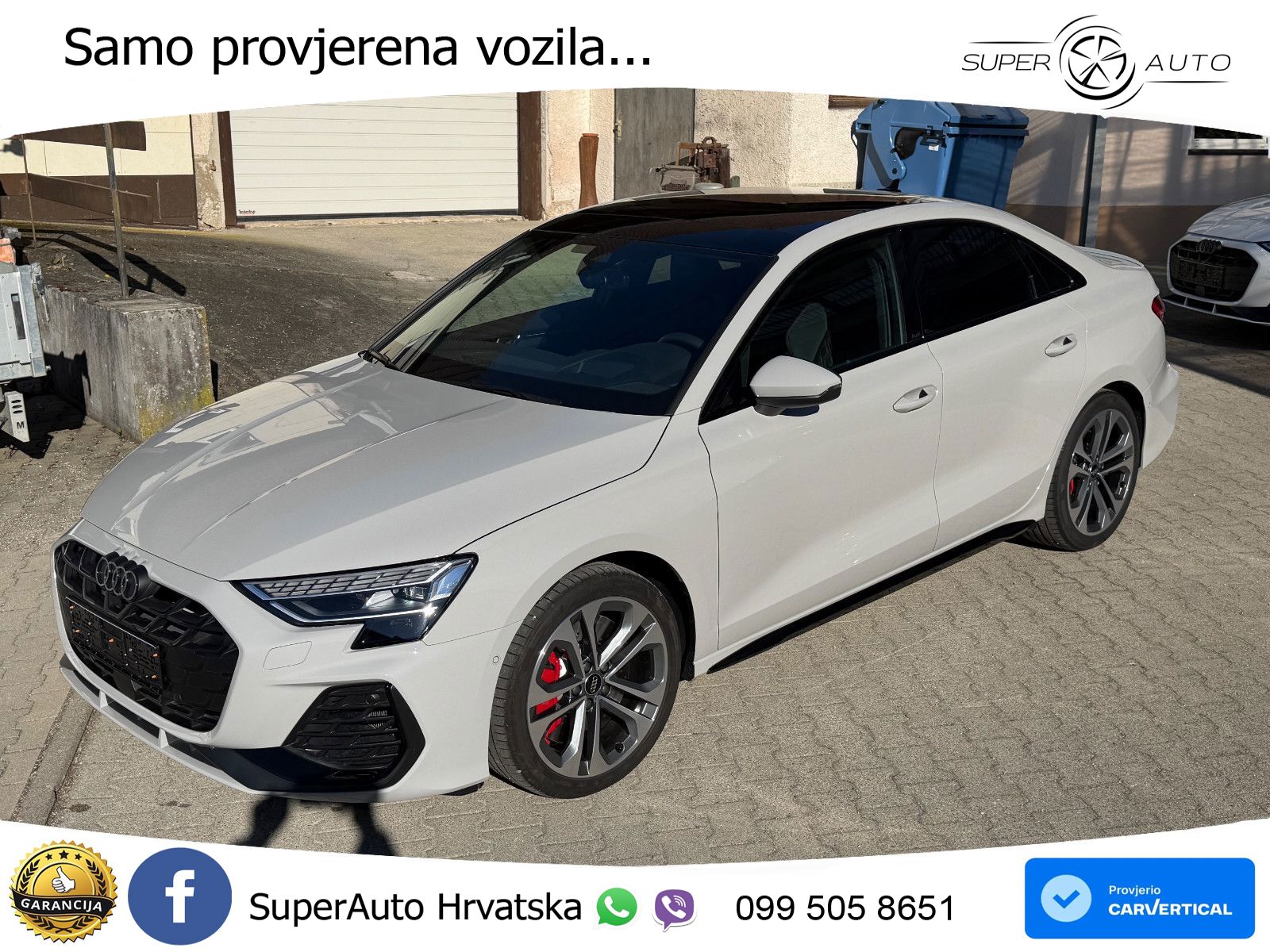 Audi S3 Limuzina 2.0 TFSI (333 KS) quattro S tronic MATRIX+GR SJED+KAM