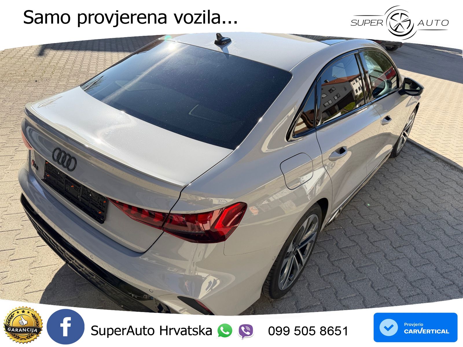 Audi S3 Limuzina 2.0 TFSI (333 KS) quattro S tronic MATRIX+GR SJED+KAM