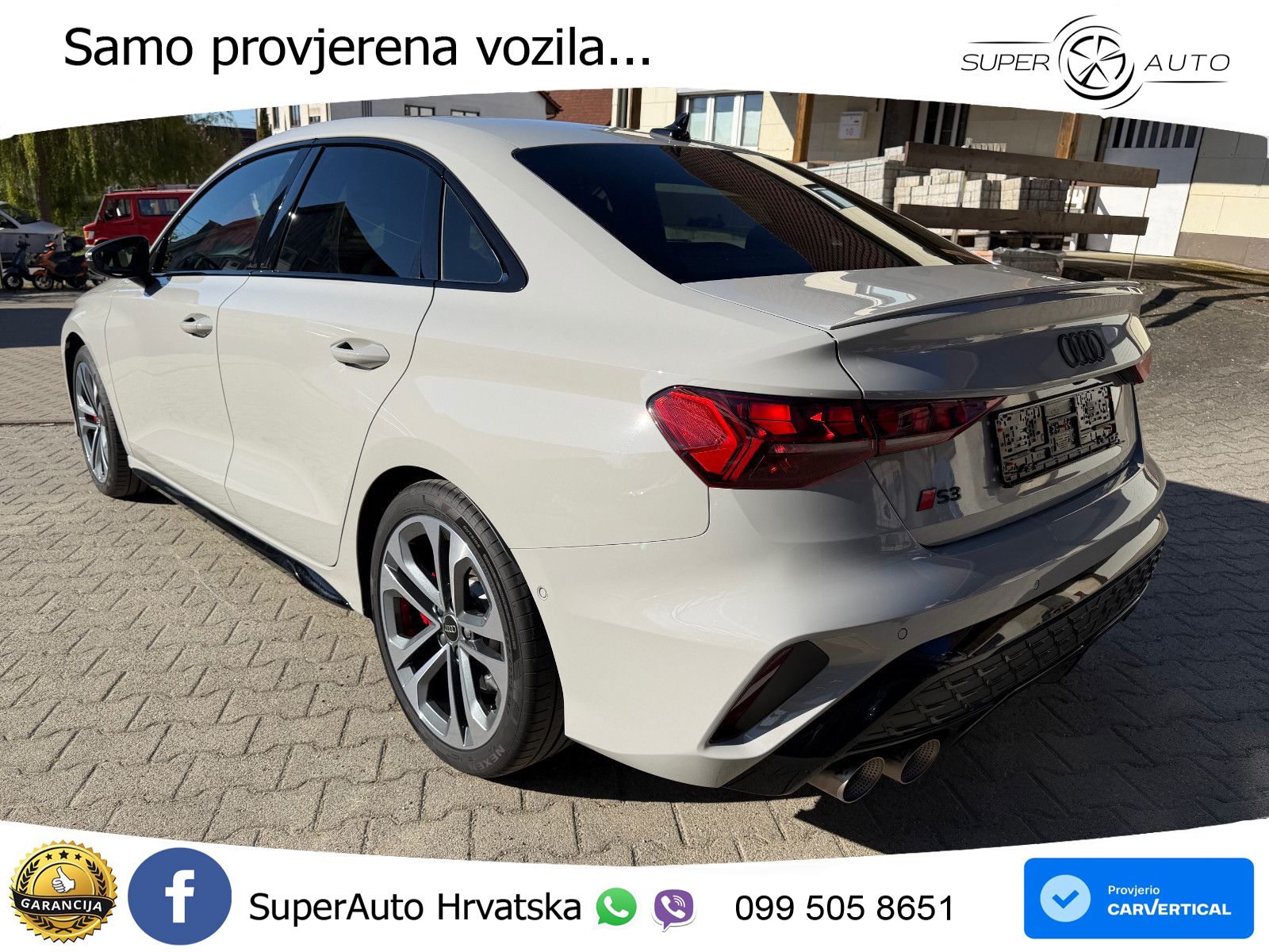 Audi S3 Limuzina 2.0 TFSI (333 KS) quattro S tronic MATRIX+GR SJED+KAM