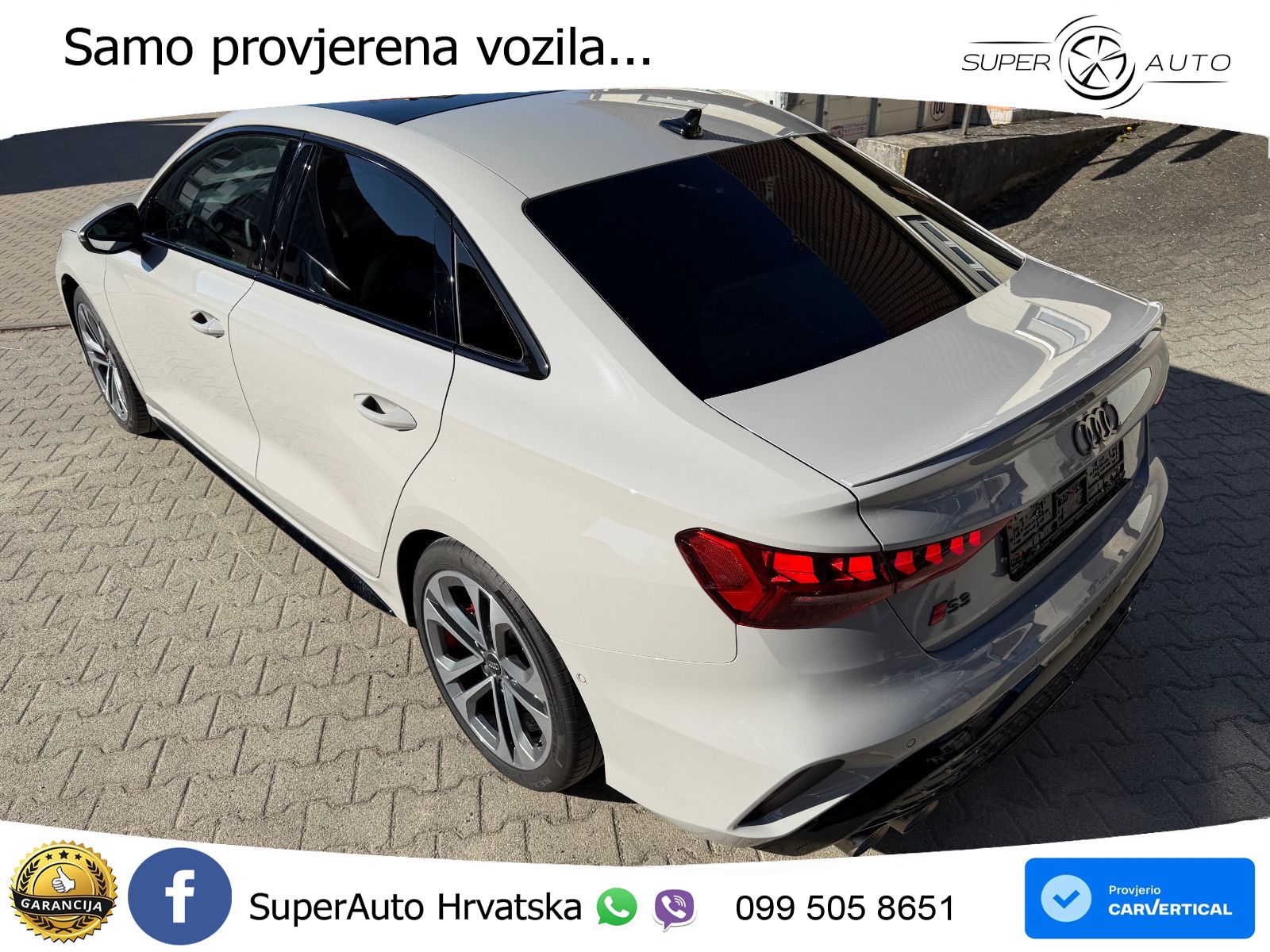 Audi S3 Limuzina 2.0 TFSI (333 KS) quattro S tronic MATRIX+GR SJED+KAM