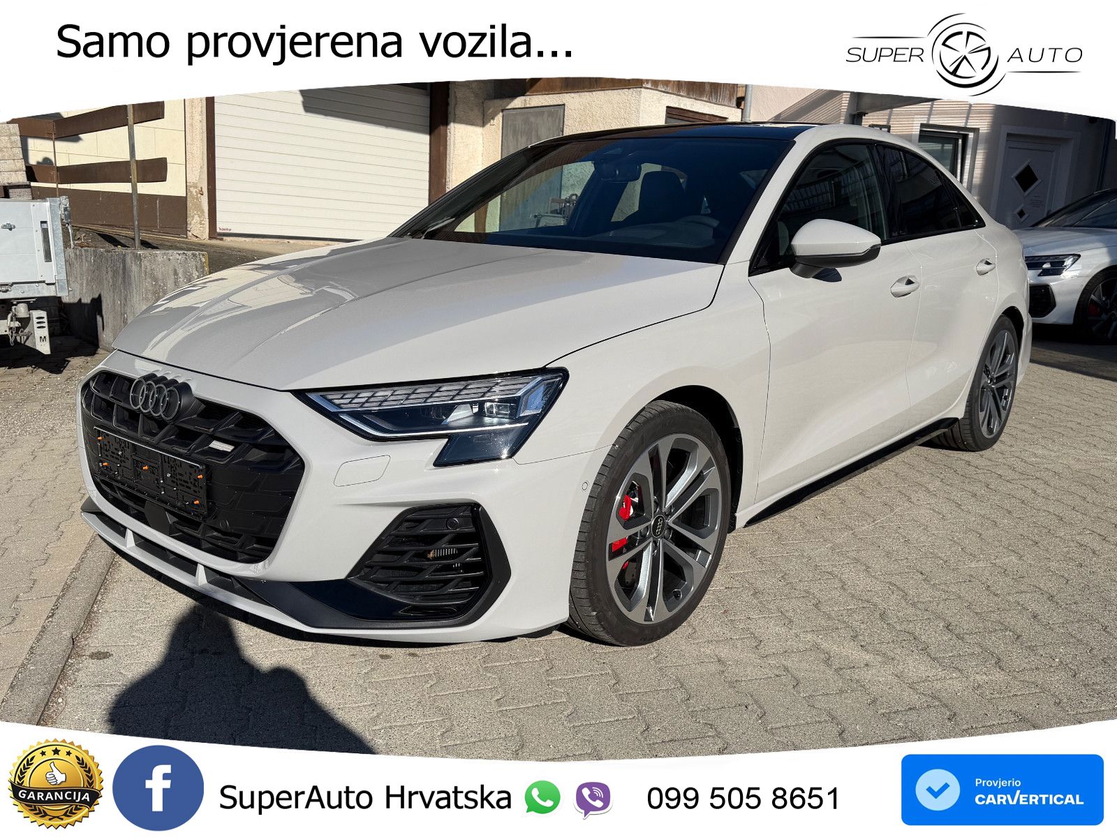 Audi S3 Limuzina 2.0 TFSI (333 KS) quattro S tronic MATRIX+GR SJED+KAM