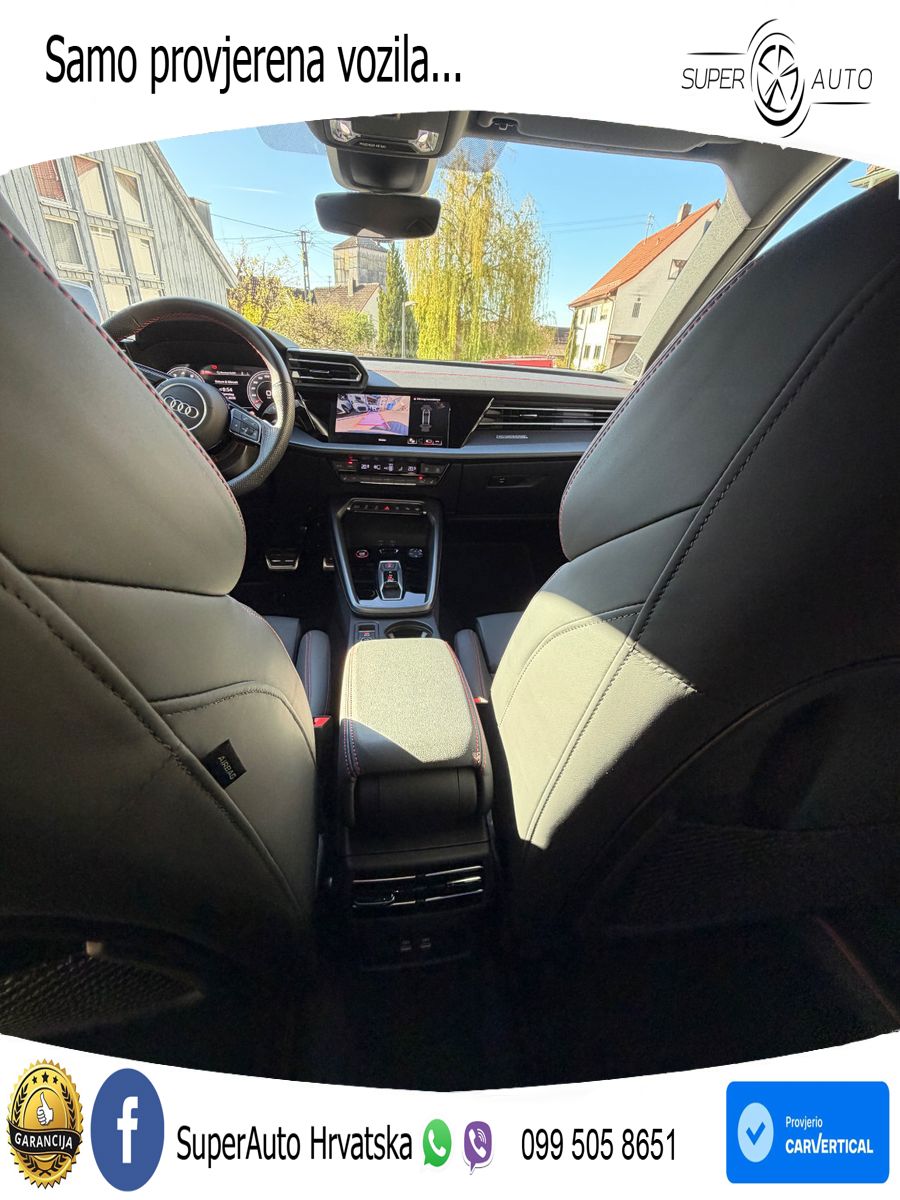 Audi S3 Limuzina 2.0 TFSI (333 KS) quattro S tronic MATRIX+GR SJED+KAM