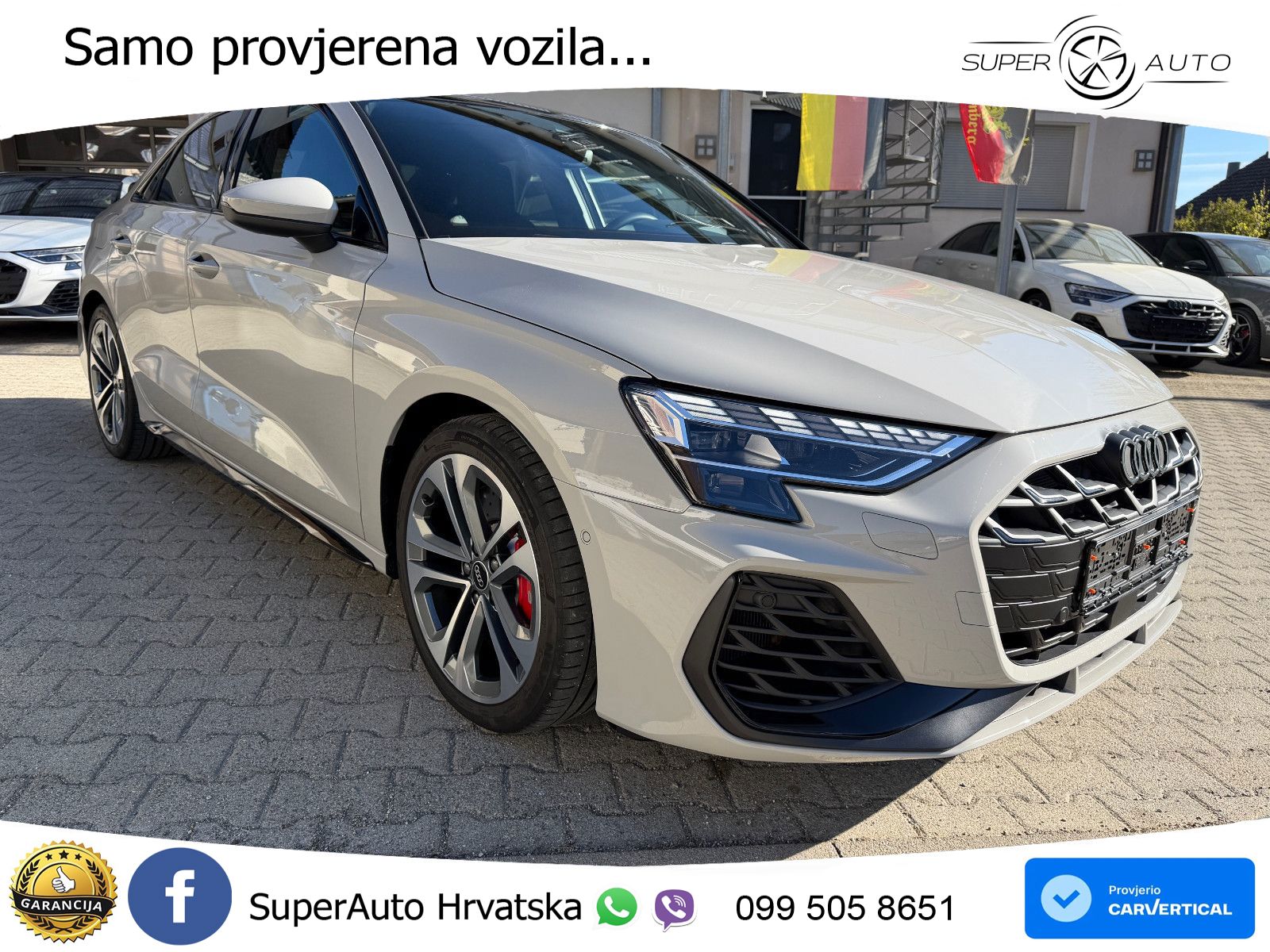 Audi S3 Limuzina 2.0 TFSI (333 KS) quattro S tronic MATRIX+GR SJED+KAM