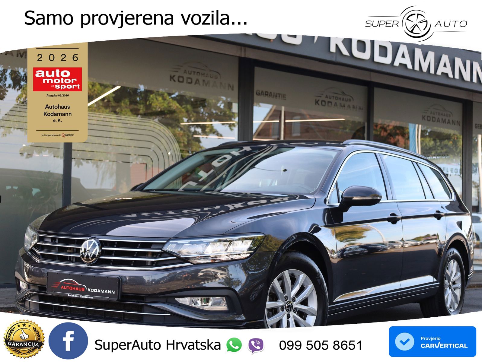 Volkswagen Passat Variant 2.0 TDI (150 KS) Business LED+GR SJED+ACC
