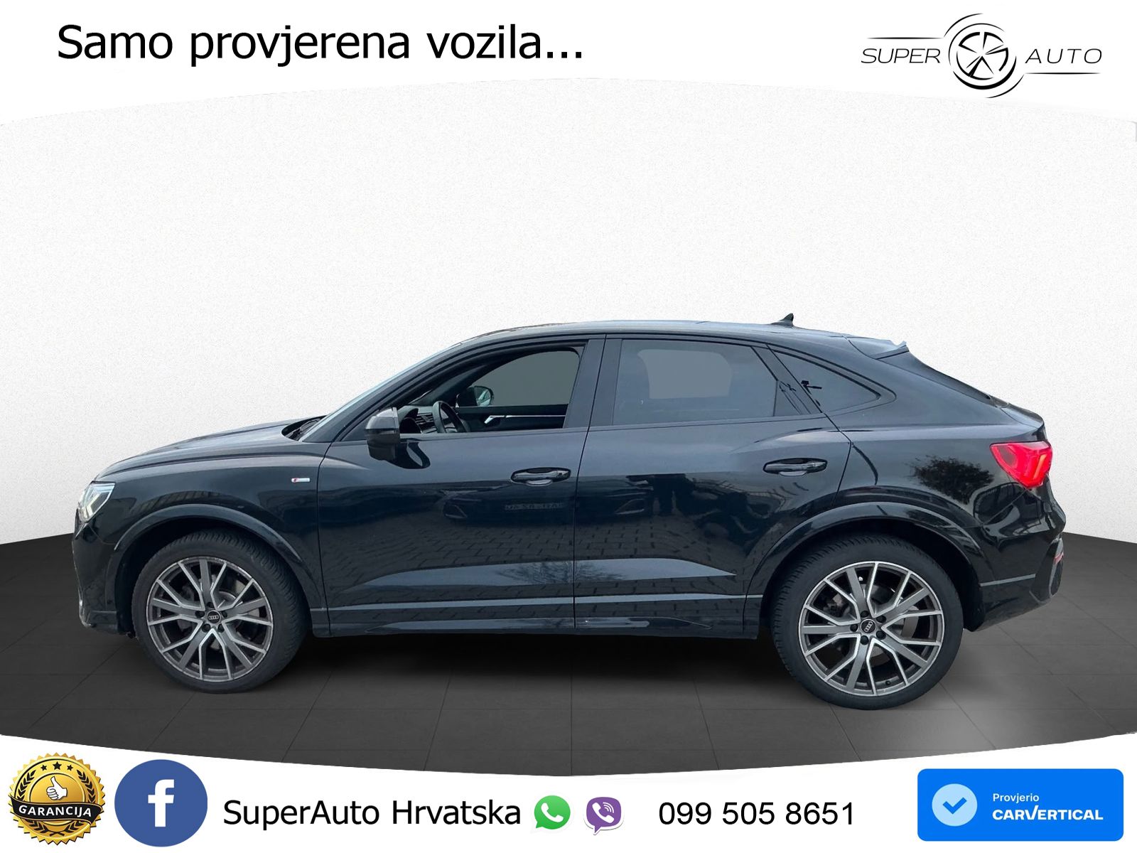 Audi Q3 Sportback 40 TFSI (190 KS) quattro S tronic S line LED+GR SJED+ACC