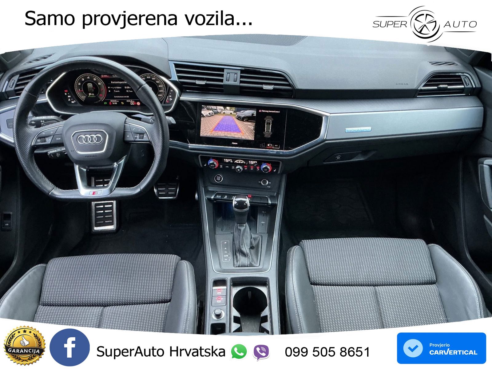 Audi Q3 Sportback 40 TFSI (190 KS) quattro S tronic S line LED+GR SJED+ACC