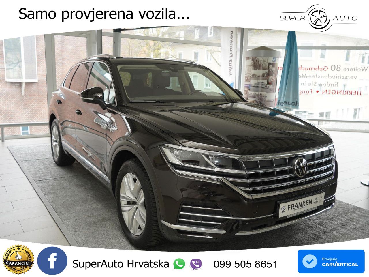 Volkswagen Touareg 3.0 V6 TDI (231 KS) 4MOTION Tiptronic ZRAČNI+ACC+4xGR SJED+KAM