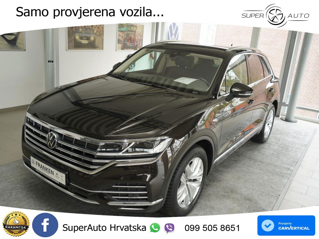 Volkswagen Touareg 3.0 V6 TDI (231 KS) 4MOTION Tiptronic ZRAČNI+ACC+4xGR SJED+KAM