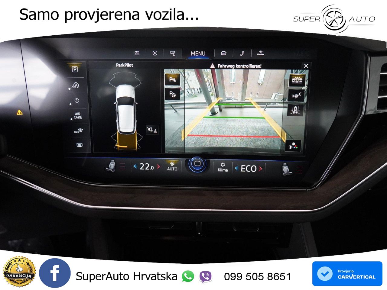 Volkswagen Touareg 3.0 V6 TDI (231 KS) 4MOTION Tiptronic ZRAČNI+ACC+4xGR SJED+KAM