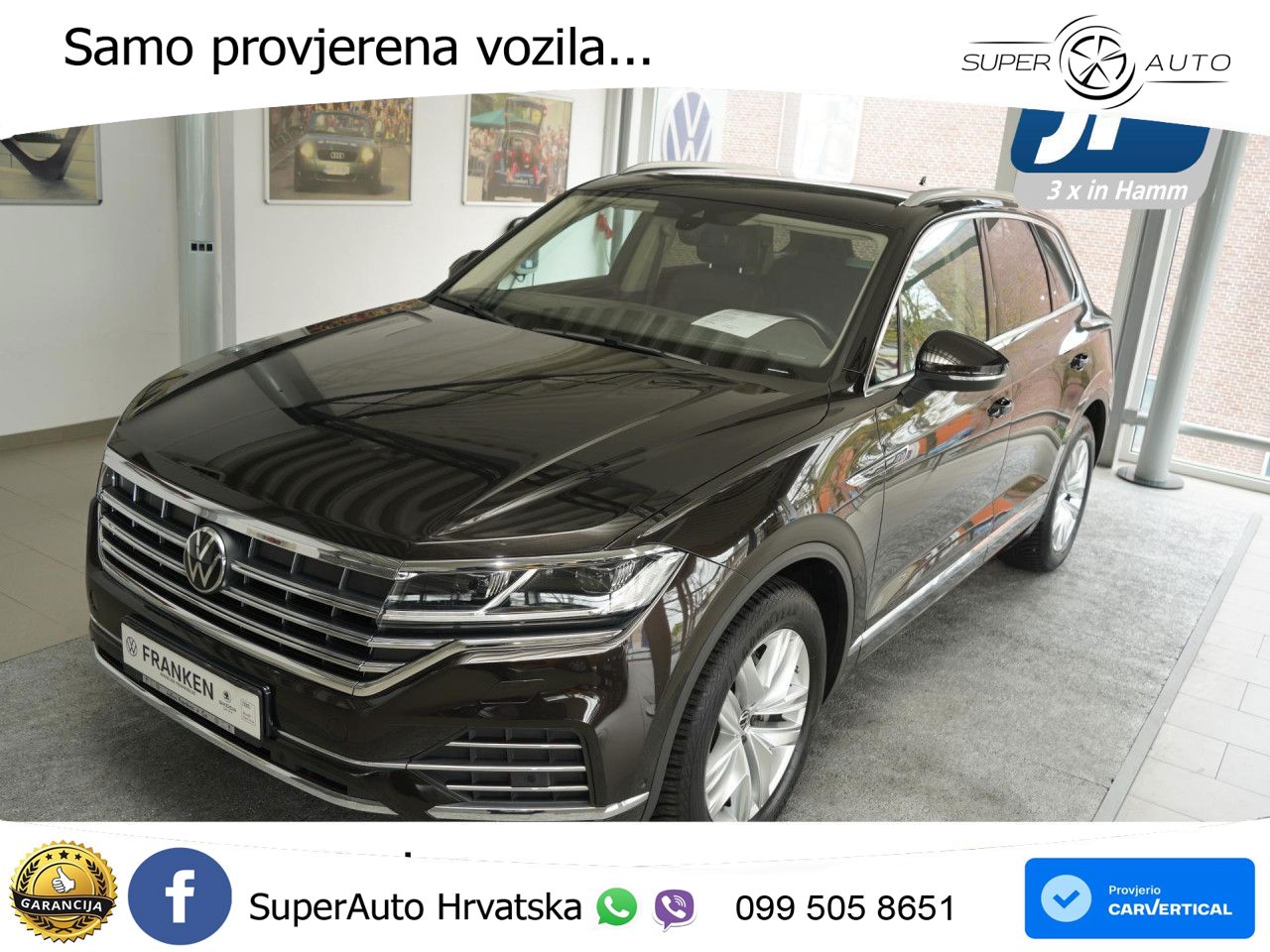Volkswagen Touareg 3.0 V6 TDI (231 KS) 4MOTION Tiptronic ZRAČNI+ACC+4xGR SJED+KAM
