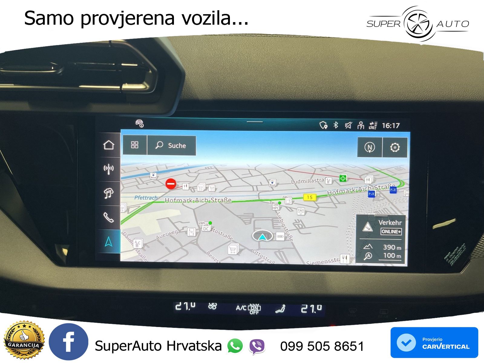 Audi A3 Sportback 40 TFSI e (204 KS) Plug-in Hybrid S tronic advanced LED+GR SJED+ACC