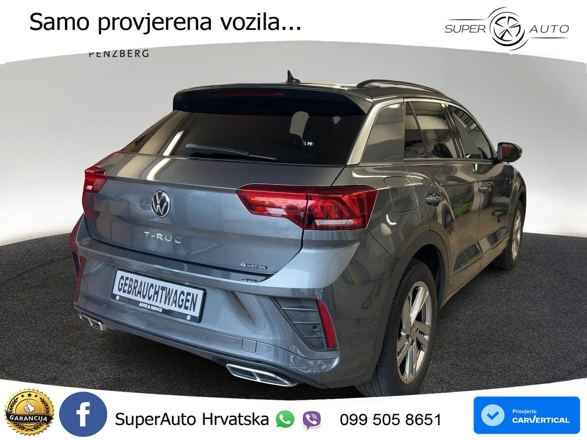 Volkswagen T-Roc 2.0 TSI (190 KS) 4M DSG R-Line LED+GR SJED+ACC