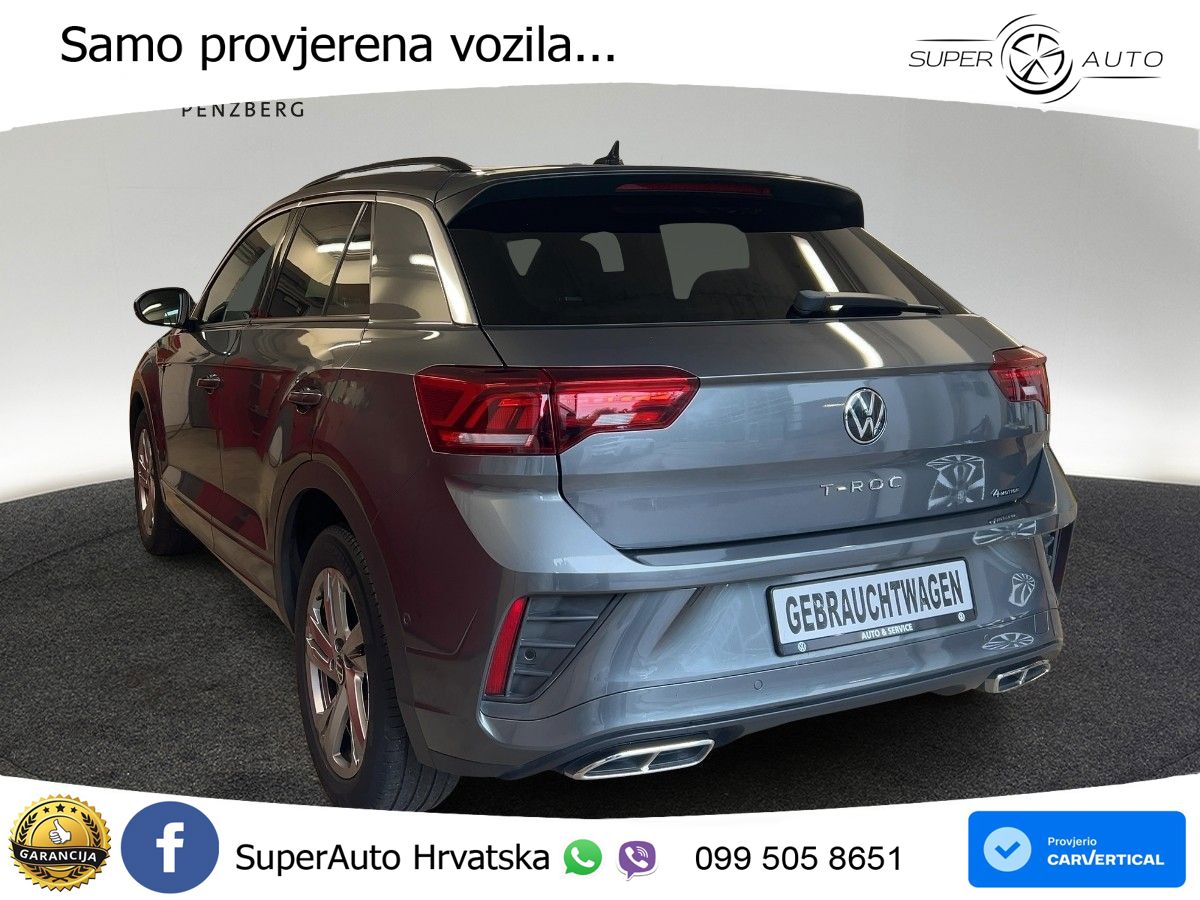 Volkswagen T-Roc 2.0 TSI (190 KS) 4M DSG R-Line LED+GR SJED+ACC