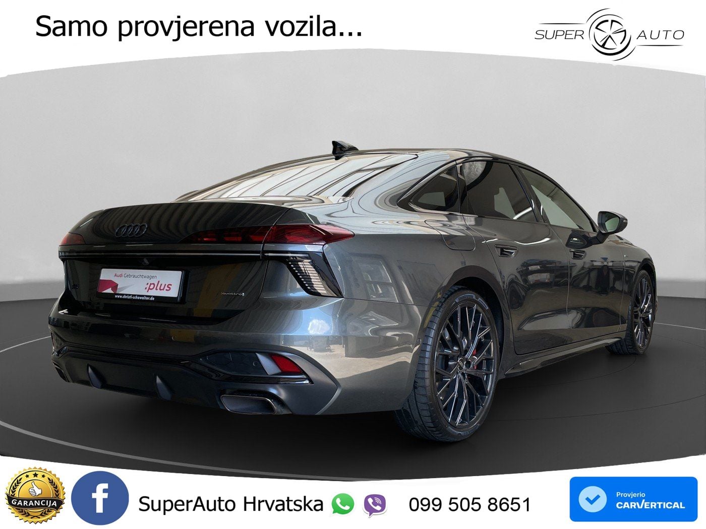 Audi A6 55 TFSIe (367 KS) quattro ultra S tronic ZRAČNI+ACC+GR SJED+KAM+PANO