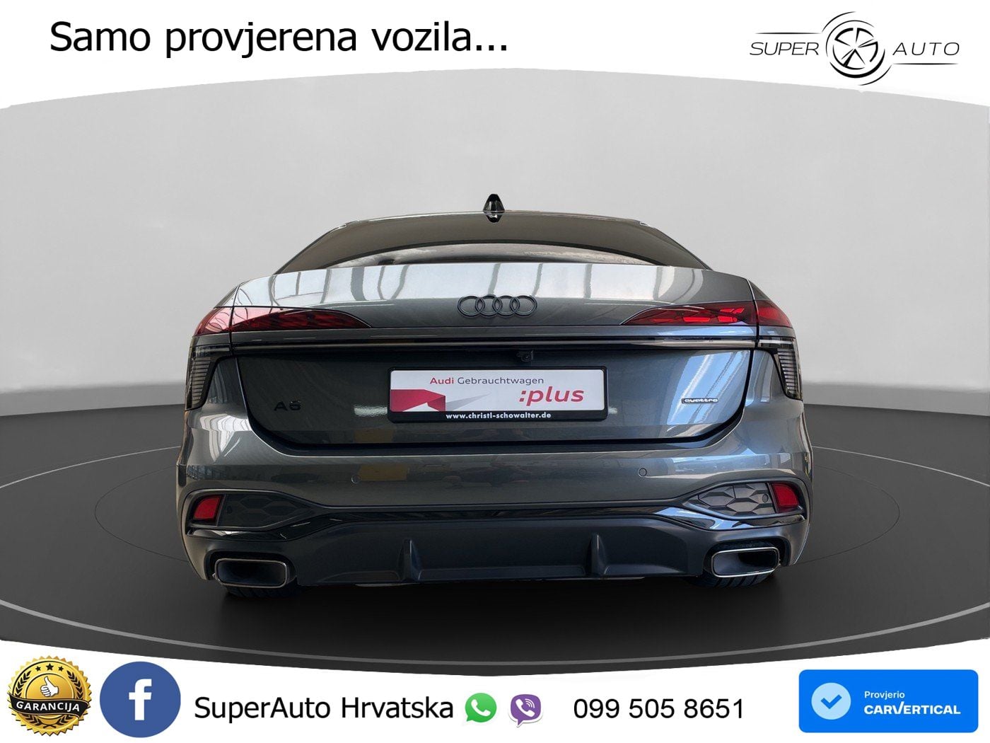 Audi A6 55 TFSIe (367 KS) quattro ultra S tronic ZRAČNI+ACC+GR SJED+KAM+PANO