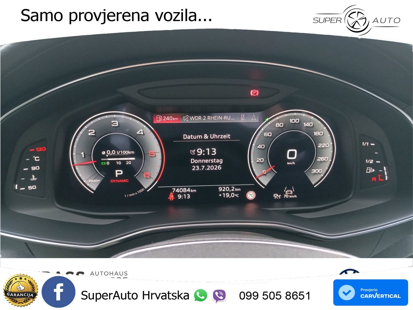 Audi A6 50 TDI V6 (286 KS) quattro tiptronic LED+GR SJED+ACC