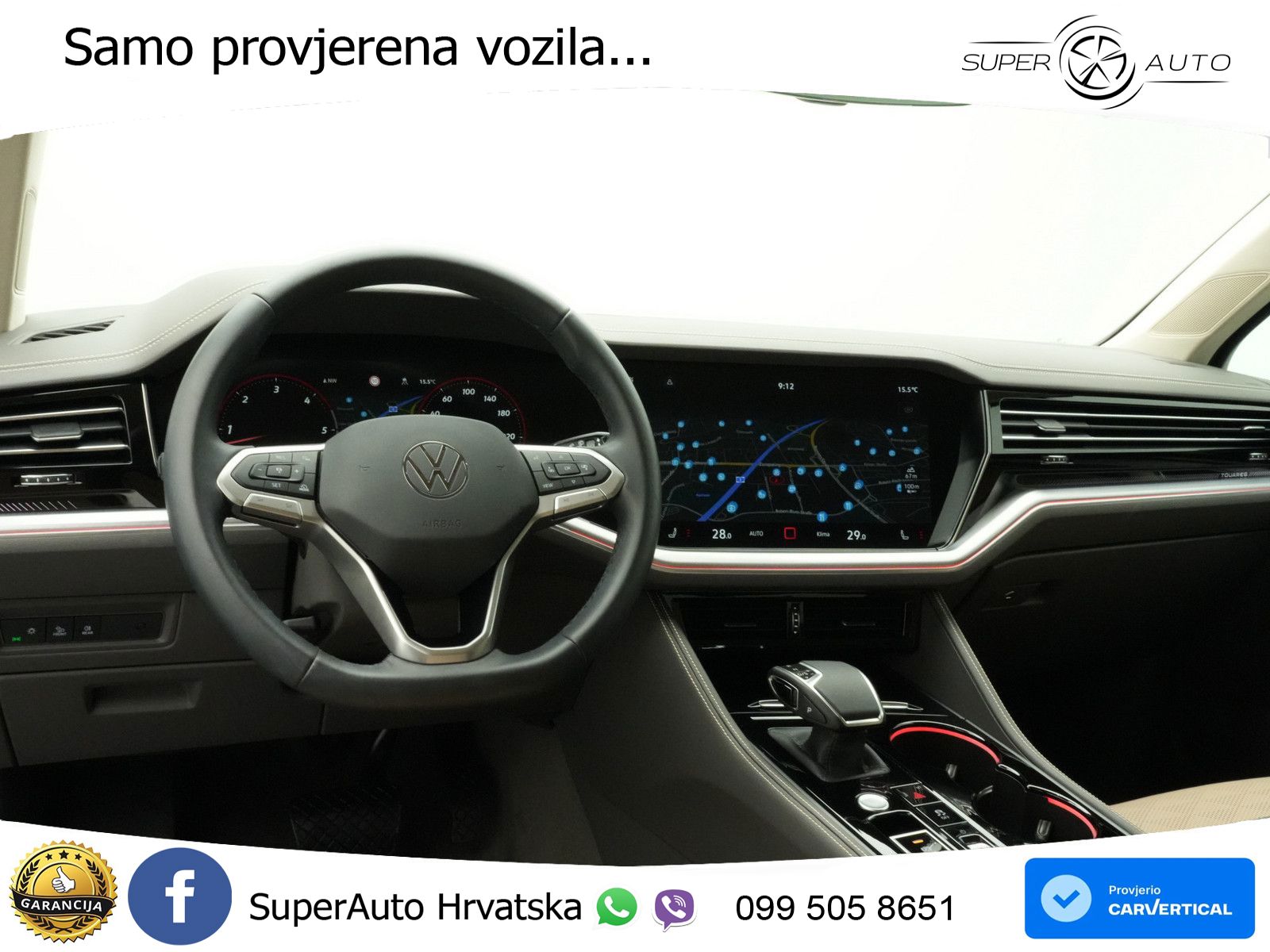 Volkswagen Touareg 3.0 V6 TDI (286 KS) 4MOTION Tiptronic ZRAČNI+ACC+GR SJED+KAM