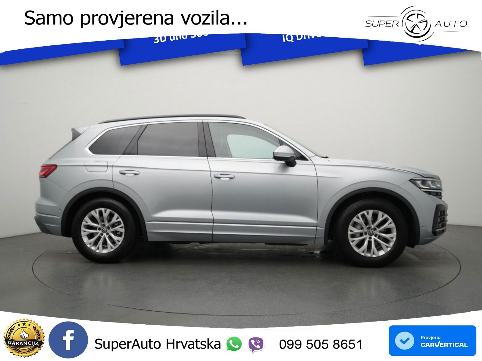 Volkswagen Touareg 3.0 V6 TDI (286 KS) 4MOTION Tiptronic ZRAČNI+ACC+GR SJED+KAM
