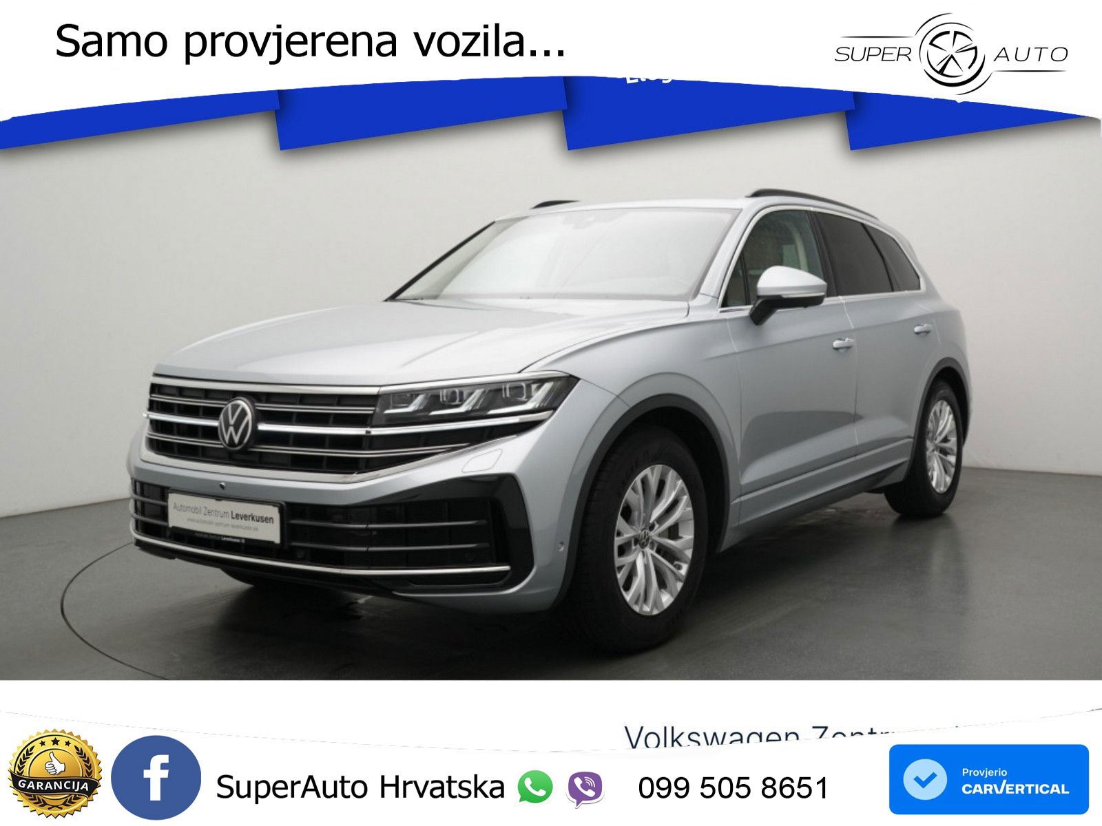 Volkswagen Touareg 3.0 V6 TDI (286 KS) 4MOTION Tiptronic ZRAČNI+ACC+GR SJED+KAM