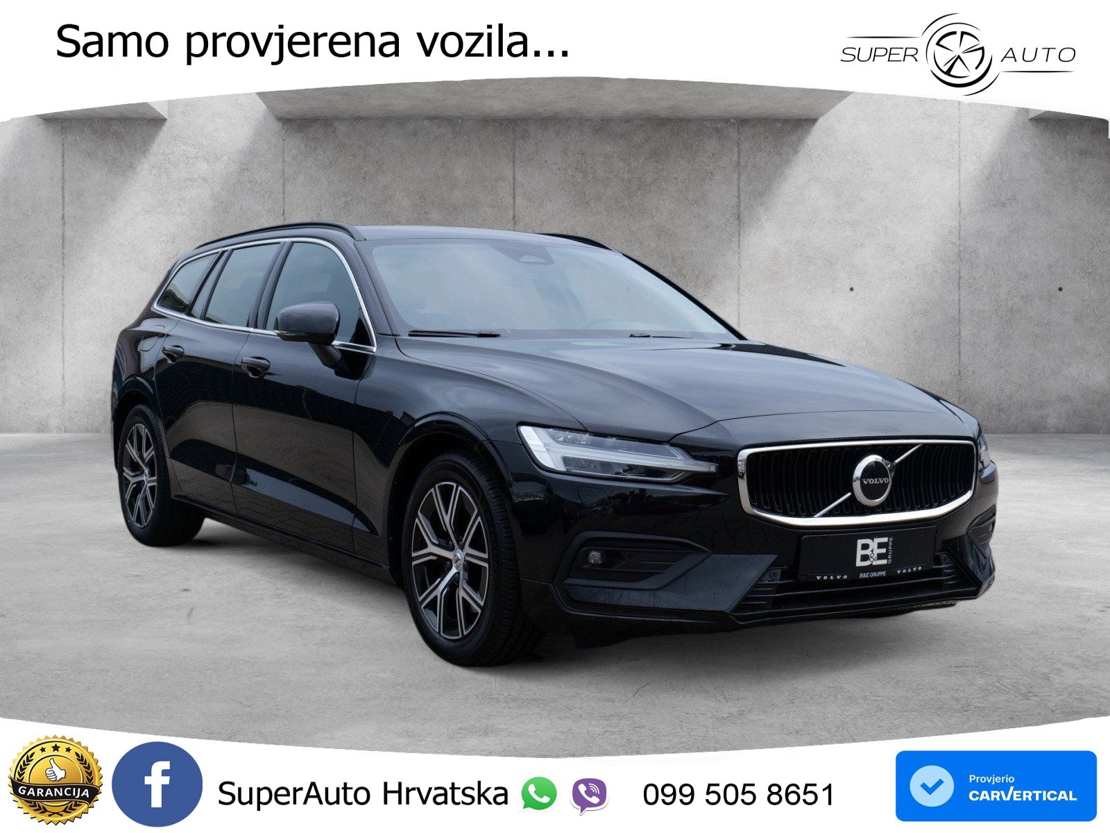 Volvo V60 2.0 B3 DCT LED+GR SJED+ACC