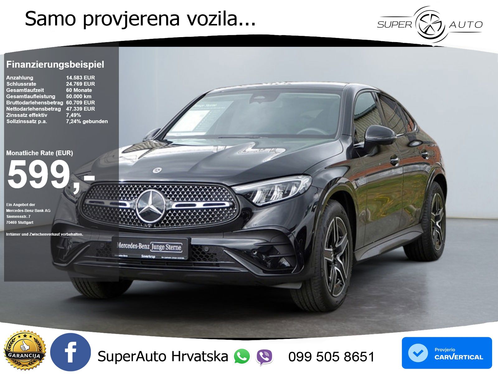 Mercedes GLC Coupe 220d (197 KS) 4MATIC 9G-TRONIC AMG ACC+GR SJED+360+PANO