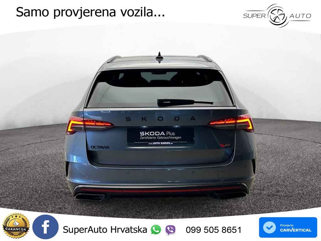 Škoda Octavia Combi RS 2.0 TSI (265 KS) DSG LED+GR SJED+ACC