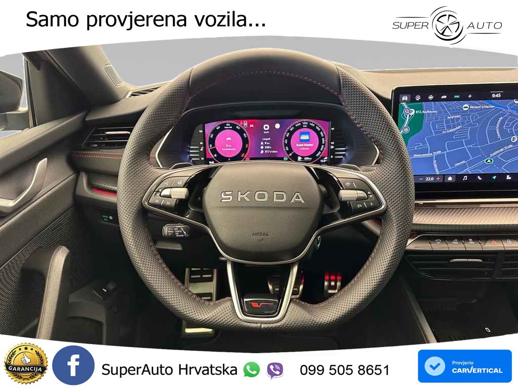 Škoda Octavia Combi RS 2.0 TSI (265 KS) DSG LED+GR SJED+ACC