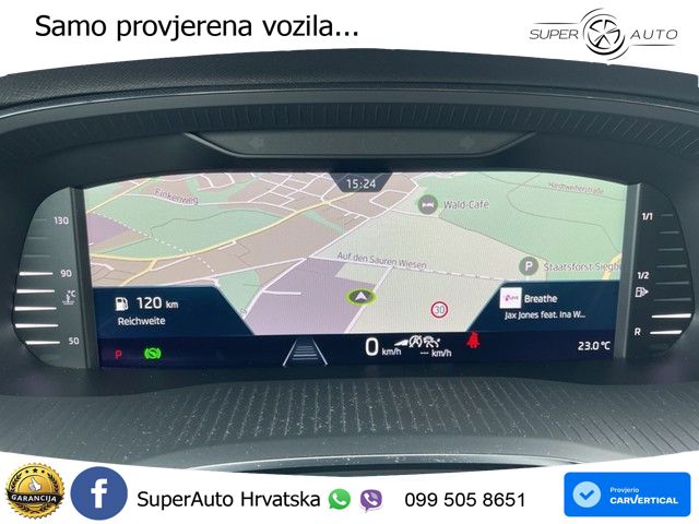 Škoda Octavia Combi 1.5 TSI EVO e-TEC (150 KS) DSG MATRIX+GR SJED+KAM