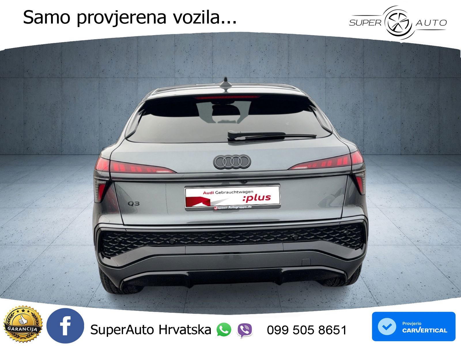 Audi Q3 III Sportback 1.5 TFSI (150 KS) S tronic LED+GR SJED+ACC