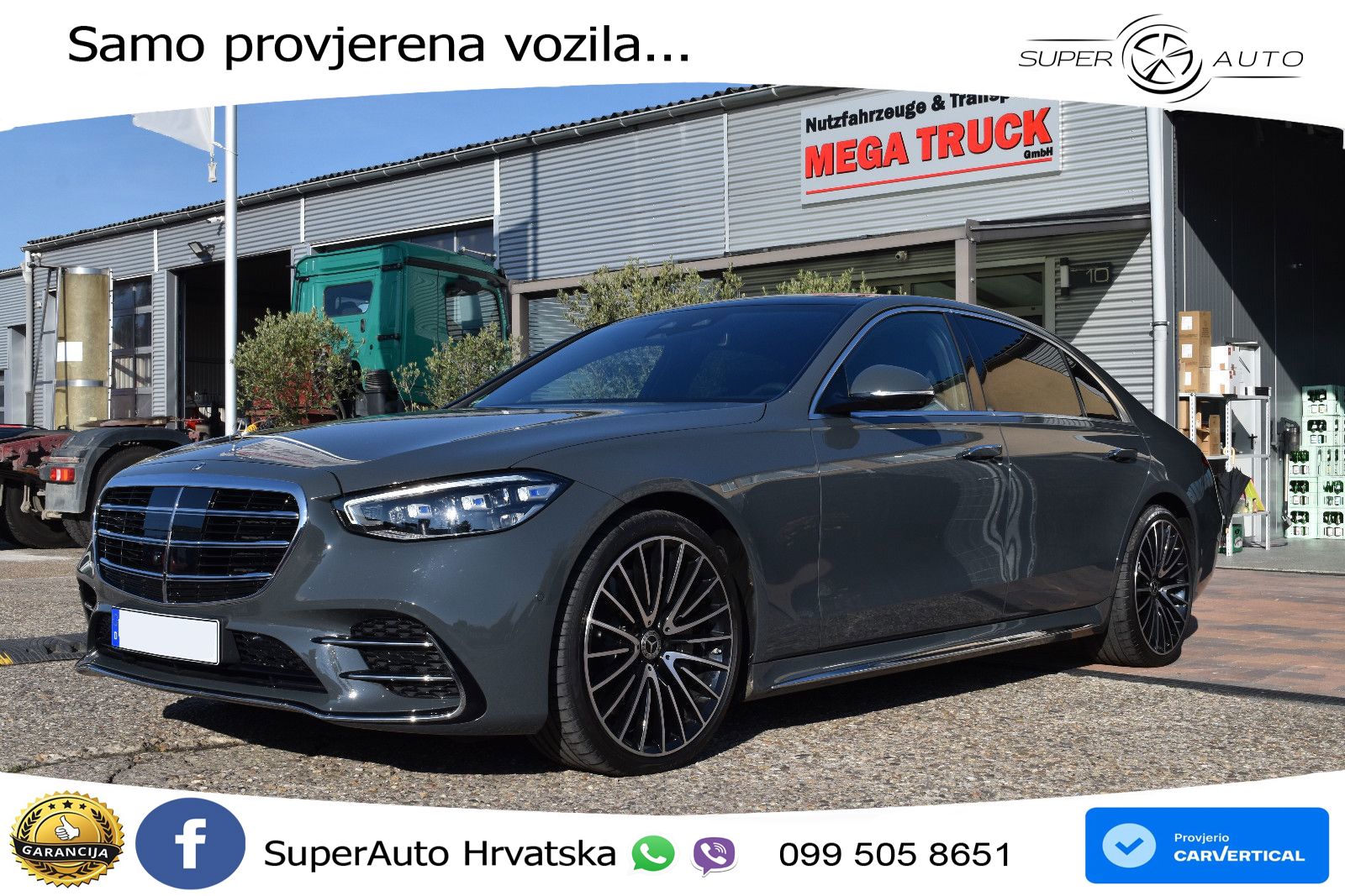 Mercedes S 500 (449 KS) EQ Boost 4MATIC 9G-TRONIC Manufaktur ZRAČNI+ACC+GR SJED+360+PANO