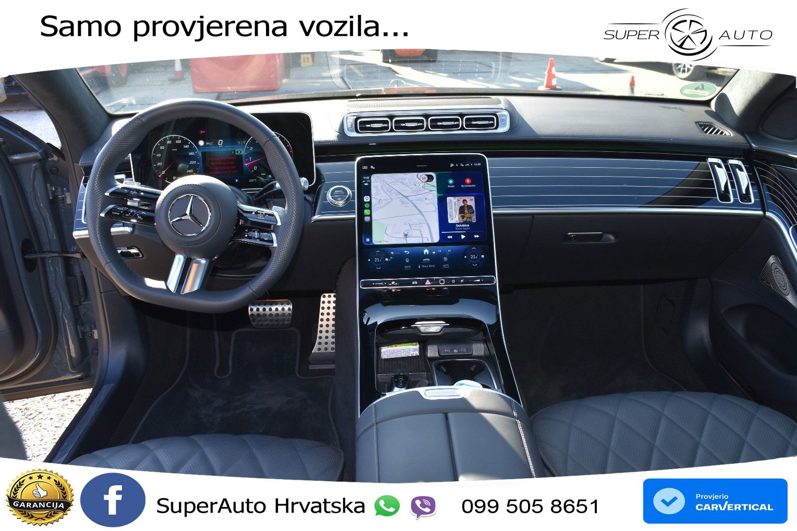 Mercedes S 500 (449 KS) EQ Boost 4MATIC 9G-TRONIC Manufaktur ZRAČNI+ACC+GR SJED+360+PANO