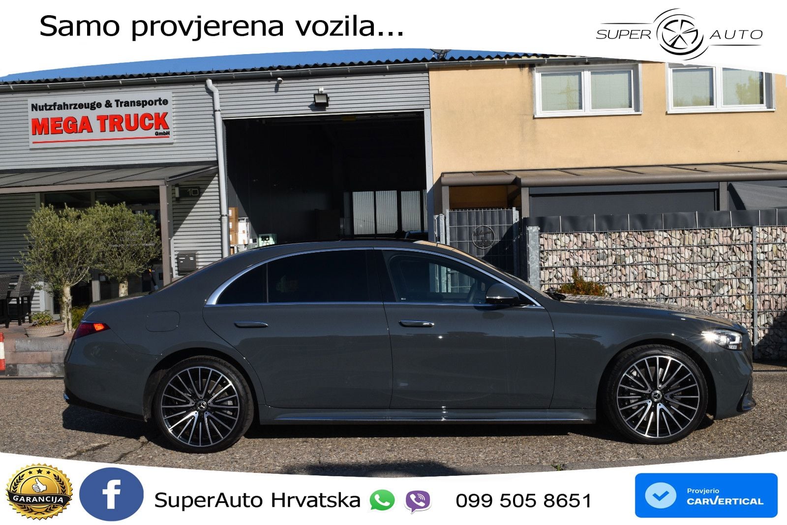 Mercedes S 500 (449 KS) EQ Boost 4MATIC 9G-TRONIC Manufaktur ZRAČNI+ACC+GR SJED+360+PANO