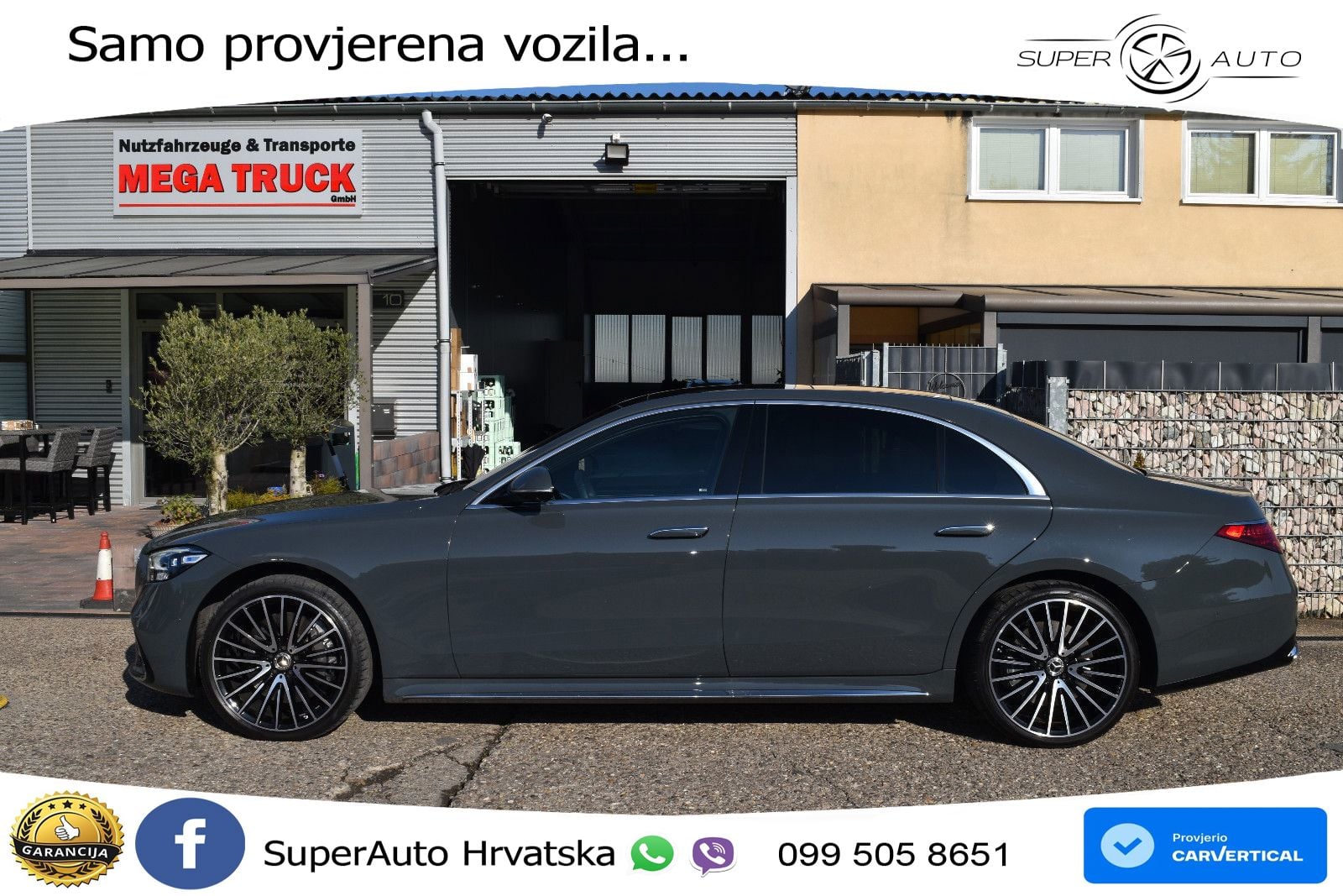 Mercedes S 500 (449 KS) EQ Boost 4MATIC 9G-TRONIC Manufaktur ZRAČNI+ACC+GR SJED+360+PANO