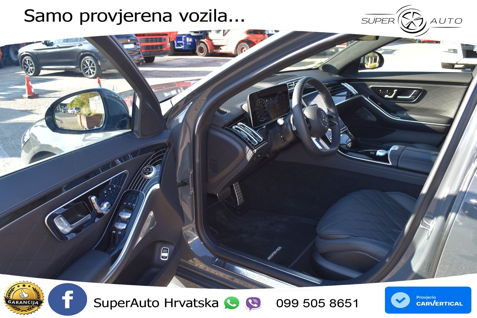 Mercedes S 500 (449 KS) EQ Boost 4MATIC 9G-TRONIC Manufaktur ZRAČNI+ACC+GR SJED+360+PANO