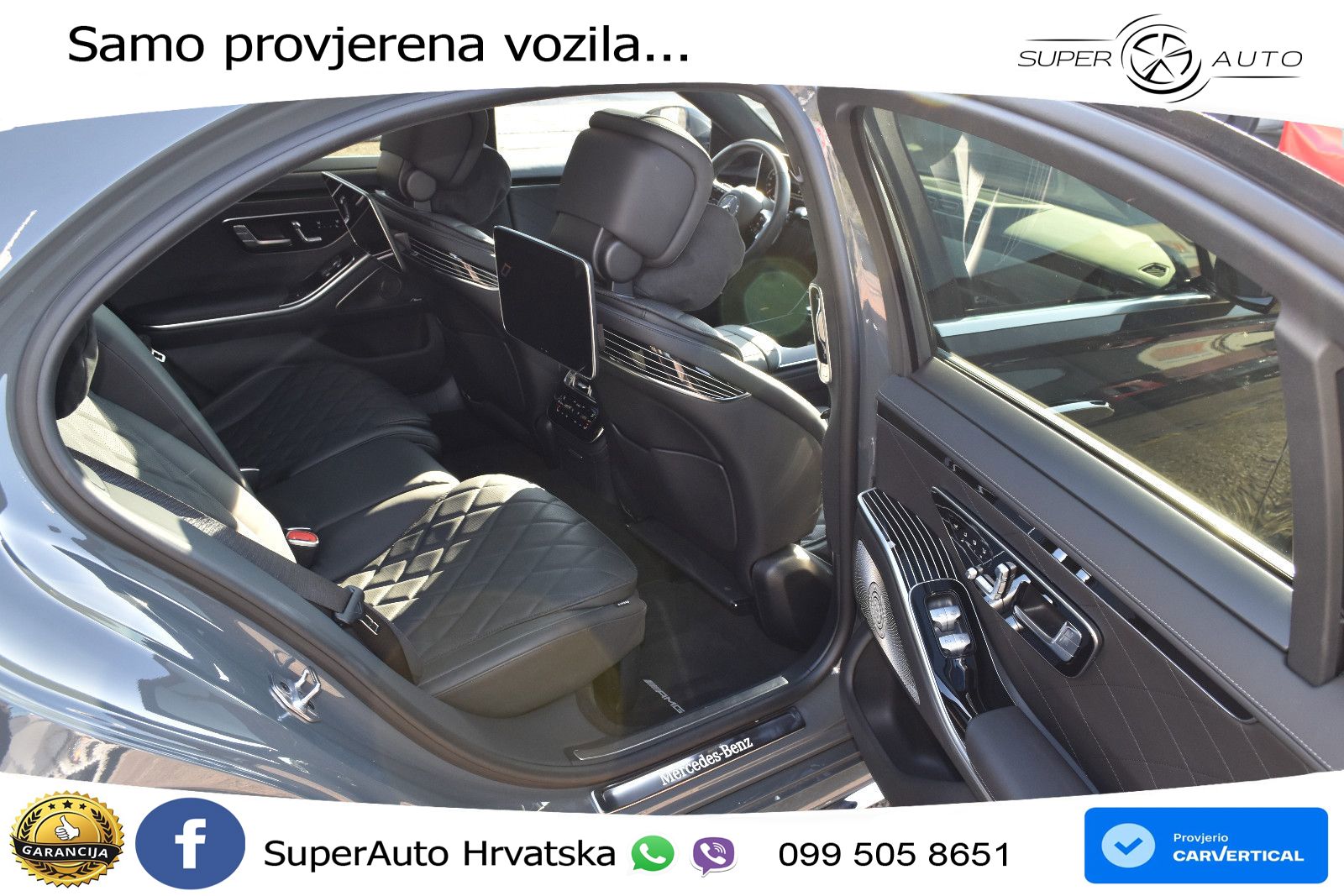 Mercedes S 500 (449 KS) EQ Boost 4MATIC 9G-TRONIC Manufaktur ZRAČNI+ACC+GR SJED+360+PANO