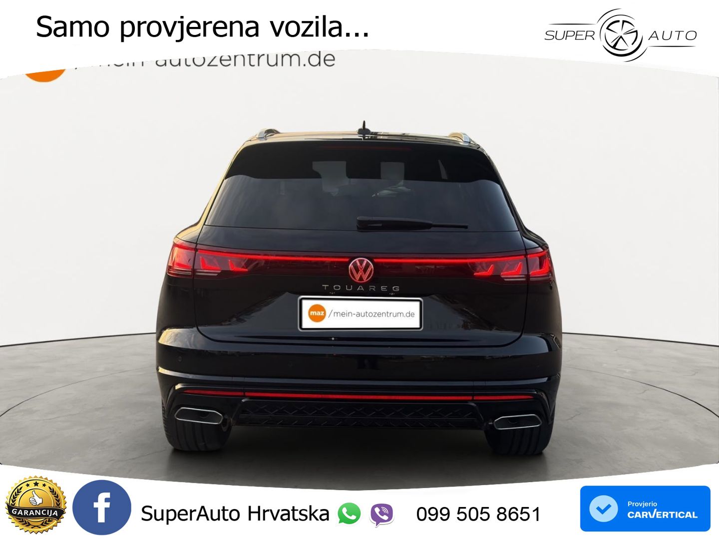Volkswagen Touareg 3.0 V6 TDI (286 KS) 4MOTION Tiptronic ZRAČNI+ACC+4xGR SJED+KAM