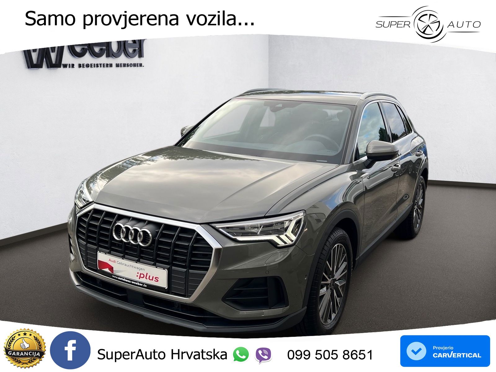 Audi Q3 1.5 TFSI (150 KS) S tronic LED+GR SJED+ACC