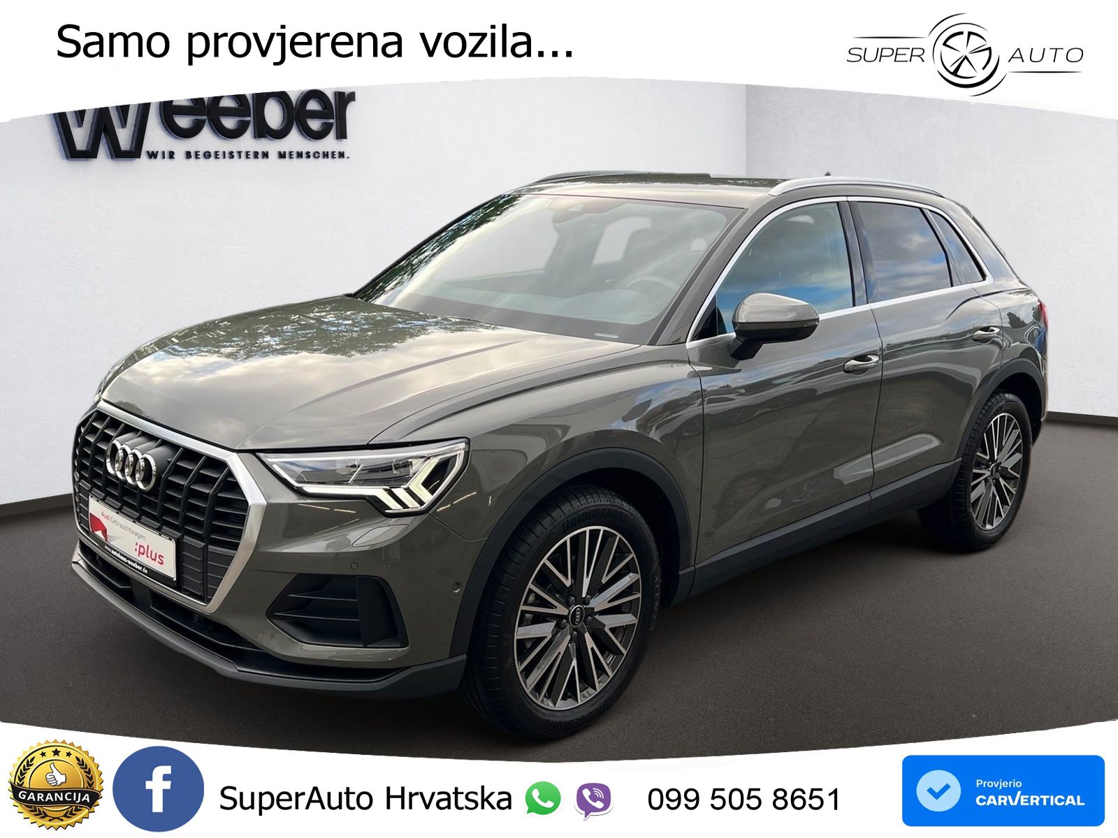 Audi Q3 1.5 TFSI (150 KS) S tronic LED+GR SJED+ACC