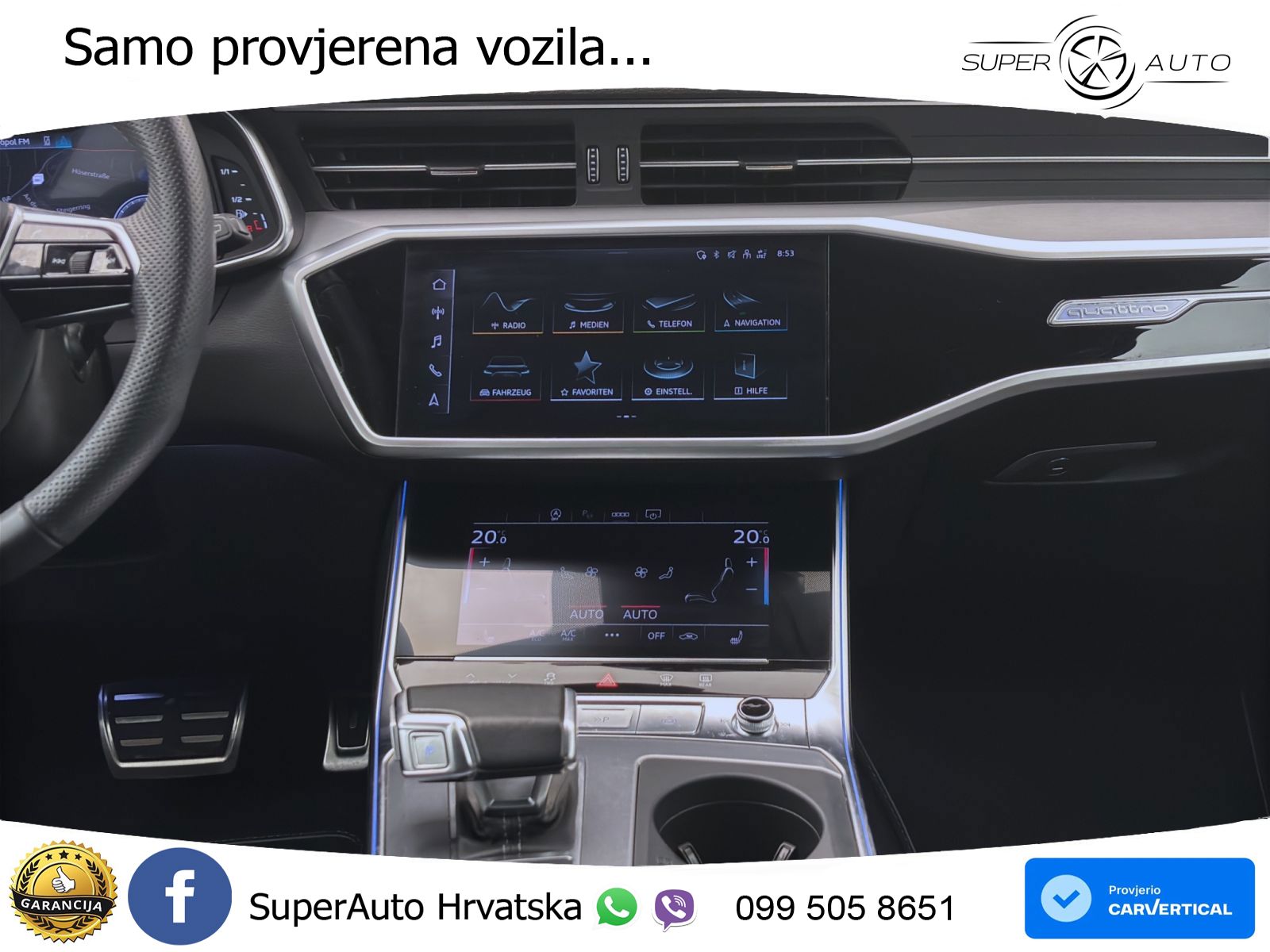 Audi A6 40 TDI (204 KS) quattro ultra S tronic S line MATRIX+GR SJED+KAM