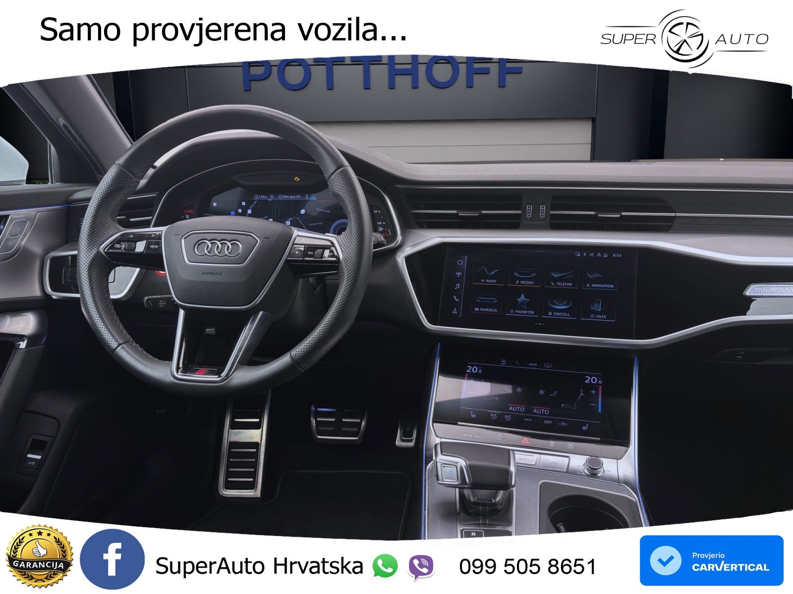 Audi A6 40 TDI (204 KS) quattro ultra S tronic S line MATRIX+GR SJED+KAM