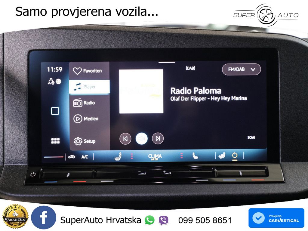 Volkswagen Caddy Cargo 2,0 TDI KR 6-Gang KAMERA SPURH. SHZ 102 KS