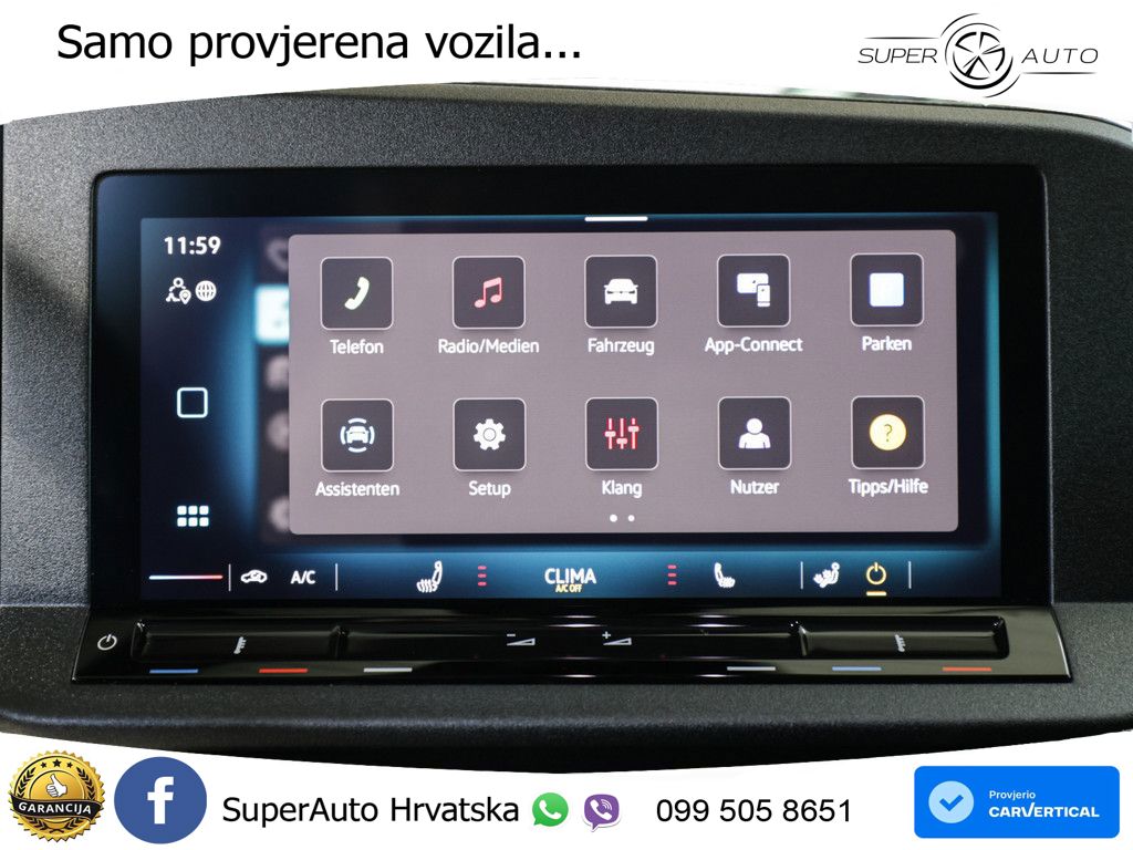 Volkswagen Caddy Cargo 2,0 TDI KR 6-Gang KAMERA SPURH. SHZ 102 KS