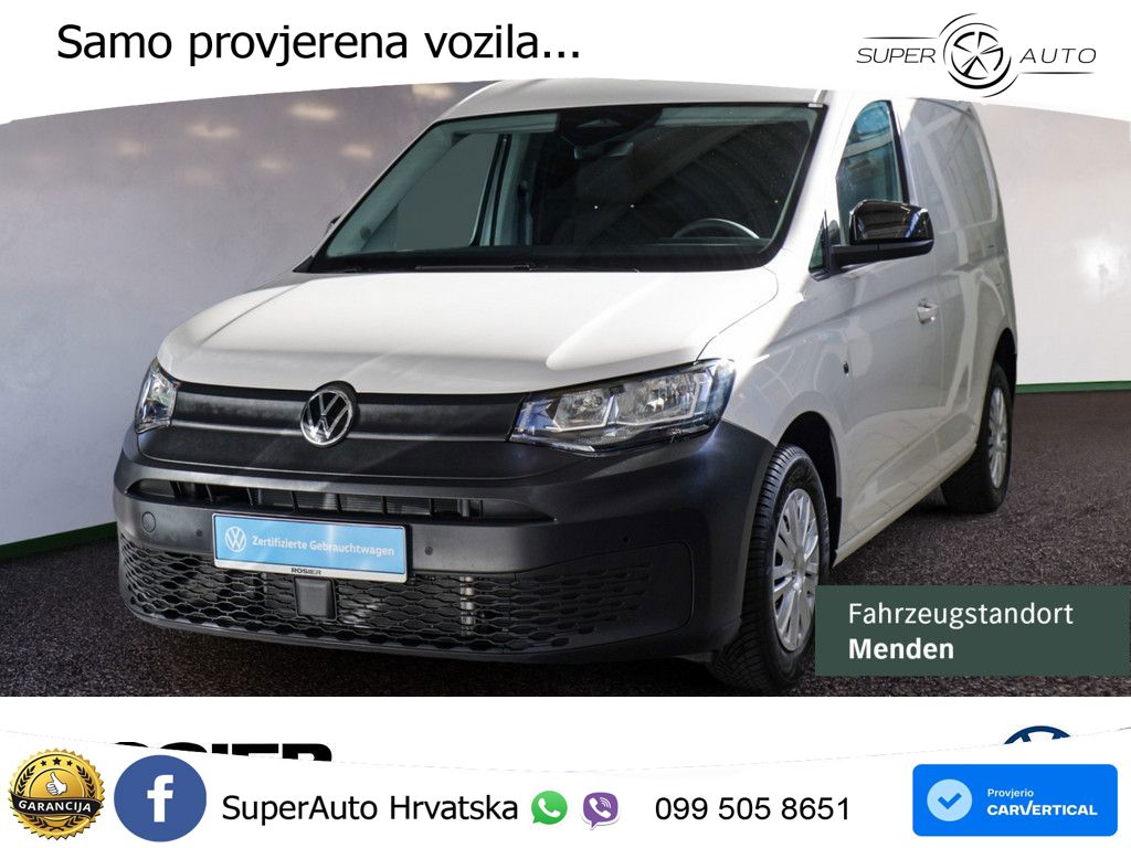 Volkswagen Caddy Cargo 2,0 TDI KR 6-Gang KAMERA SPURH. SHZ 102 KS