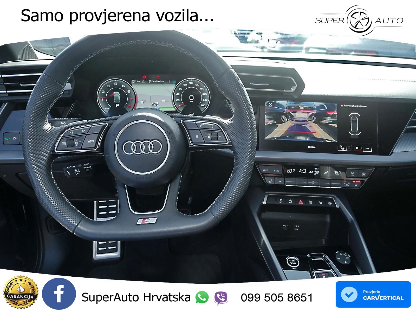 Audi A3 35 TFSI (150 KS) S tronic S line LED+GR SJED+ACC