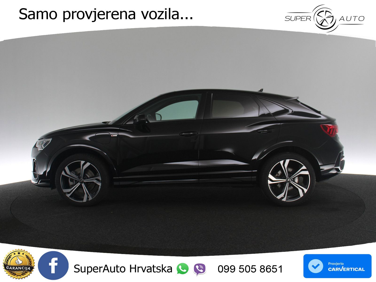 Audi Q3 Sportback 45 TFSIe (245 KS) S tronic S line LED+GR SJED+ACC